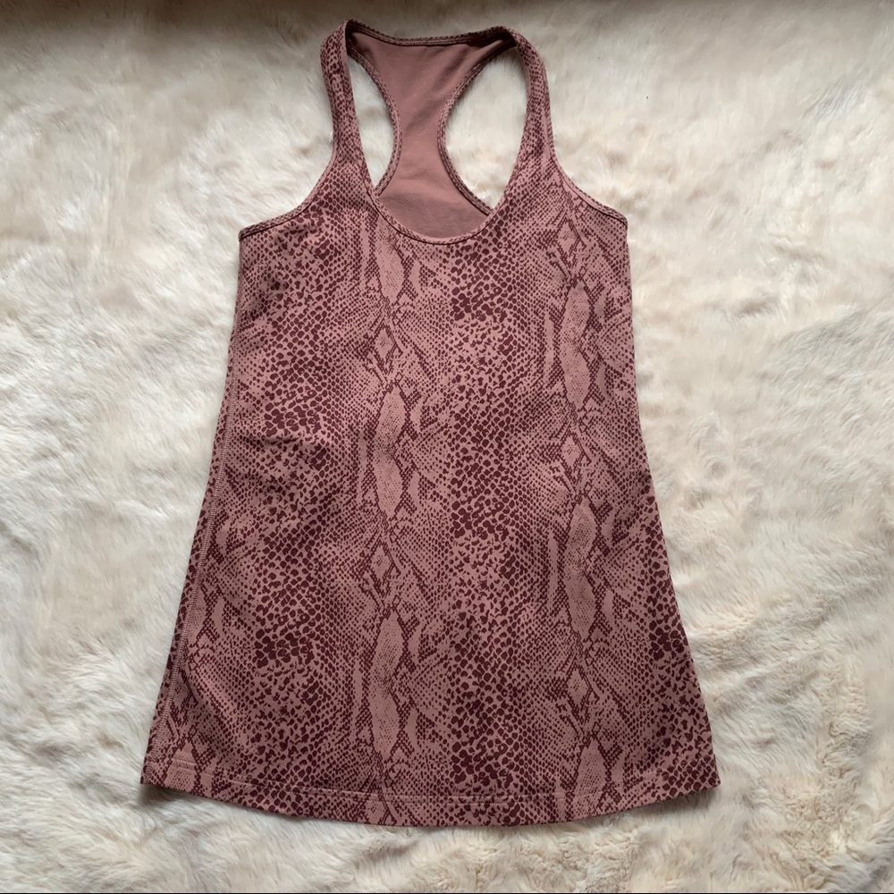 Lululemon Snake Skin Racer Back Tank